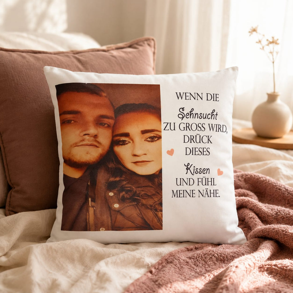 Personalisiertes Kissen 🤍 Mit Foto, Name oder Spruch