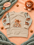 Lias Baby-Pullover Gr. 62, Unikat  handgenäht