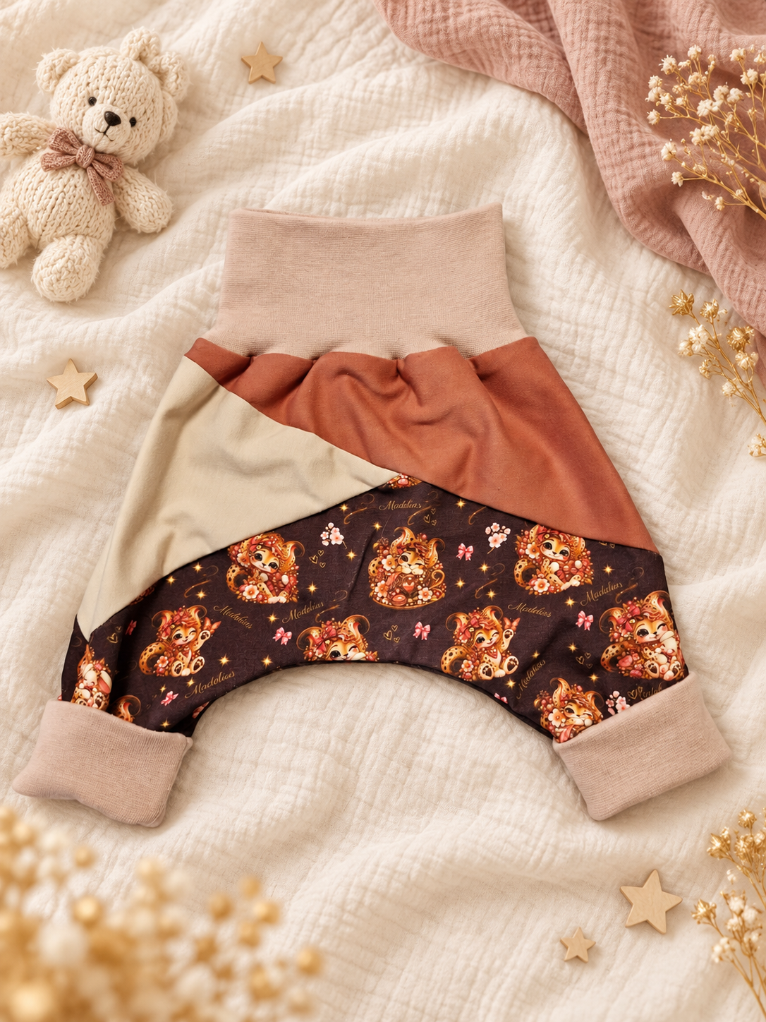 Madelias Madi Baby-Pumphose Unikat Gr. 56/62